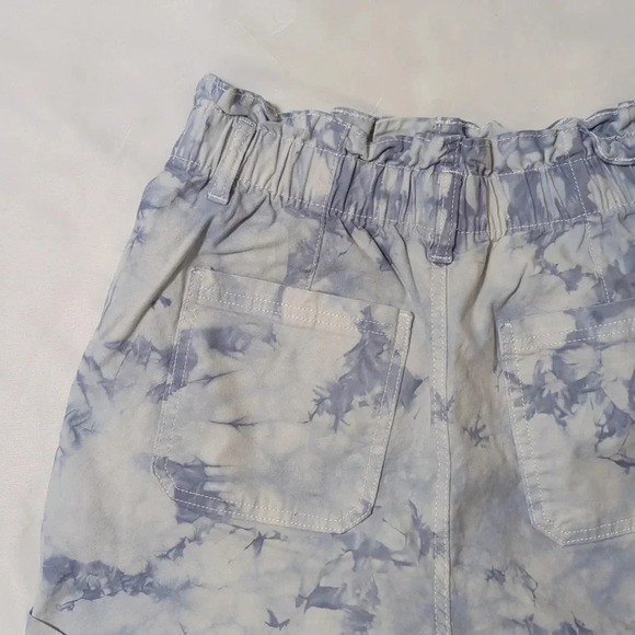 Universal Thread Women's High-rise Paperbag Shorts, Color Blue Marbled Size S - Picture 13 of 16